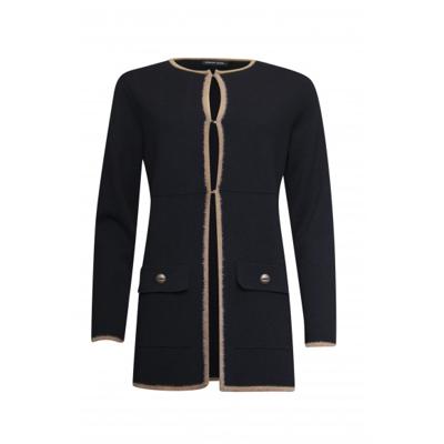 Roberto Sarto - Zwart | Dames | Vest | Zwart | 54 | regular | Kamst mode