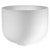 Meinl CSBM12G3 Crystal Singing Bowl White-Frosted klankschaal 12 inch toon G3