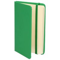 Notitieblokje harde kaft groen 9 x 14 cm - Notitieboek - thumbnail