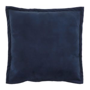 Kussen basics dark blue