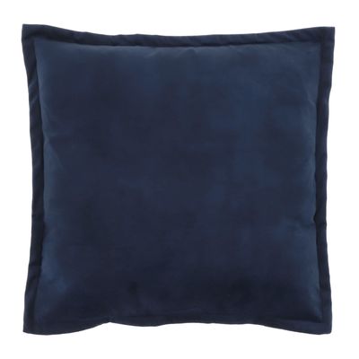 Kussen basics dark blue