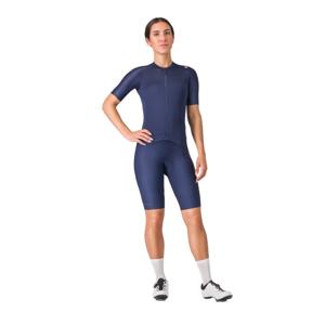 Castelli Espresso fietsshirt korte mouw blauw dames M