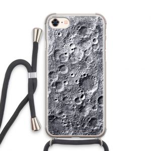 Maanlandschap: iPhone 8 Transparant Hoesje met koord