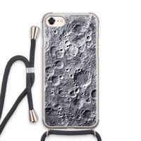 Maanlandschap: iPhone 8 Transparant Hoesje met koord
