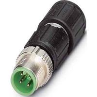 Phoenix Contact 1521575 Sensor/actuator connector, niet geassembleerd M12 Aantal polen (sensoren): 4 Stekker, recht 1 stuk(s)