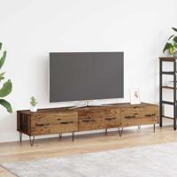 TV-kast met lade Oud hout 150 x 36 x 30 cm Bewerkt hout