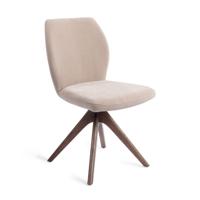 Jesper Home Eetkamerstoel 'Ikata' Revolve Oak Walnut, kleur Sand Strand
