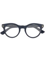 Gucci Eyewear lunettes de vue à monture ronde - Bleu