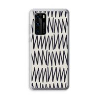 Marrakech Zigzag: Huawei P40 Transparant Hoesje