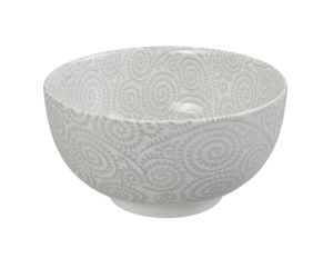 Grijze Keramische Kom - Mixed Bowls - 16 x 8 x 5cm