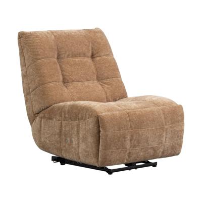 Woood Hein fauteuil elektrisch rib Lichtbruin