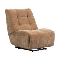 Woood Hein fauteuil elektrisch rib Lichtbruin - thumbnail