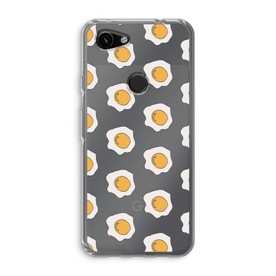 Bacon to my eggs #1: Google Pixel 3a Transparant Hoesje