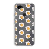 Bacon to my eggs #1: Google Pixel 3a Transparant Hoesje
