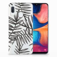 Samsung Galaxy A20e | TPU Case | Leaves Grey