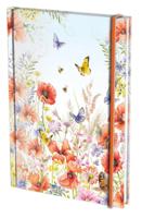 Notitieboek A5, harde kaft: Klaprozen, Janneke Brinkman-Salentijn