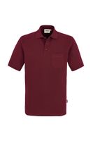 Hakro 802 Pocket polo shirt Top - Burgundy - 3XL
