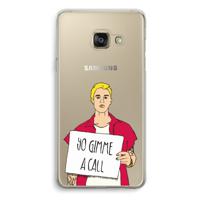 Gimme a call: Samsung Galaxy A3 (2016) Transparant Hoesje - thumbnail