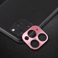 Voor iPhone 11 Pro Max Achteruitrij camera lens beschermende lens film kartonnen stijl (roze)