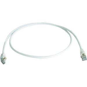 TELEGÄRTNER patchkabel S/FTP, Cat.6A, LSOH, wit, 1 m