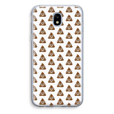 Poop emoji: Samsung Galaxy J5 (2017) Transparant Hoesje