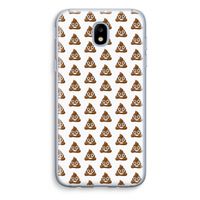 Poop emoji: Samsung Galaxy J5 (2017) Transparant Hoesje
