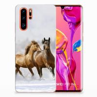 Huawei P30 Pro | TPU Hoesje | Paarden