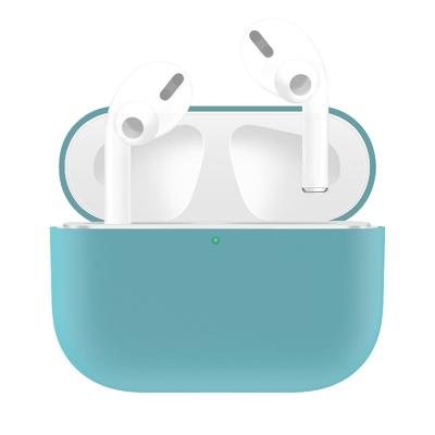 Voor AirPods Pro effen kleur silicone oortelefoon beschermhoes (groen)