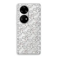 Zwanen: Huawei P50 Pro Transparant Hoesje