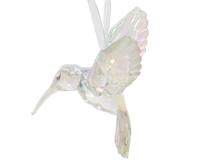 Kersthanger Kolibrie kunststof 10cm iris