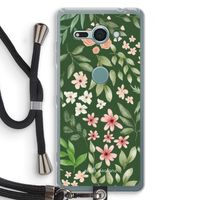 Botanical green sweet flower heaven: Sony Xperia XZ2 Compact Transparant Hoesje met koord Botanical green sweet flower heaven: Sony Xperia XZ2 Compact Transparant Hoesje met koord