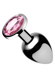 Pink Gem Anal Plug Large - Pink