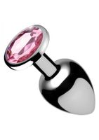 Pink Gem Anal Plug Large - Pink - thumbnail