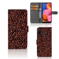 Samsung Galaxy A20s | Book Cover | Koffiebonen | Portemonnee hoesje