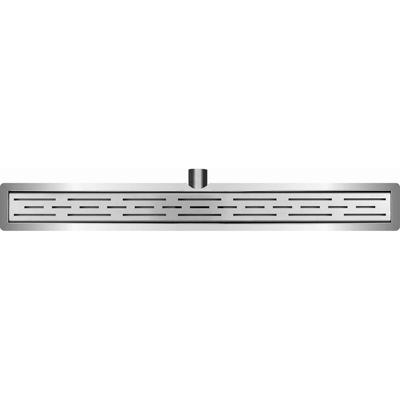 Wiesbaden 3e Generatie Douchegoot met Flens en Rooster - 60x7cm - RVS