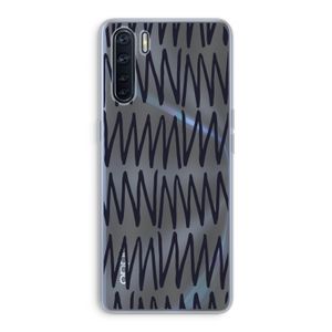 Marrakech Zigzag: Oppo A91 Transparant Hoesje