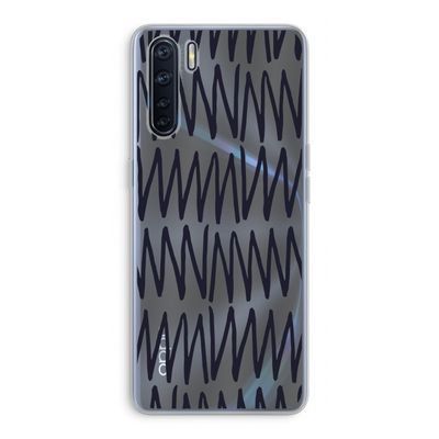 Marrakech Zigzag: Oppo A91 Transparant Hoesje