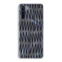 Marrakech Zigzag: Oppo A91 Transparant Hoesje