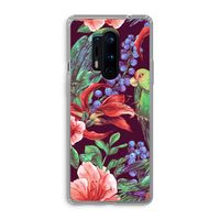 Papegaaien: OnePlus 8 Pro Transparant Hoesje