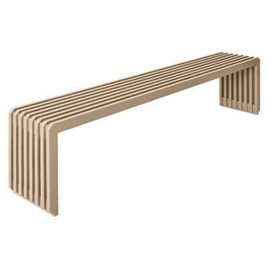 HKliving Slatted Bankje - Sand