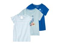 lupilu Meisjes T-shirts (86/92, Strepen/blauw/lichtblauw) - thumbnail
