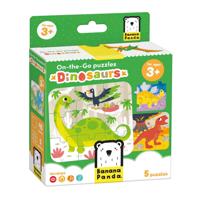 Banana Panda - on-the-go puzzel dinosaurus - 16st.