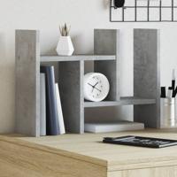 VidaXL Bureau organiser 34,5x15,5x35,5 cm bewerkt hout betongrijs VidaXL Bureau organiser 34,5x15,5x35,5 cm bewerkt hout betongrijs