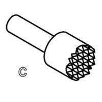 PTR Hartmann 5110/S-C-1.2NE-AU-2.3C Precisietestpen met veercontact - thumbnail