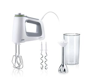 Braun HM 5107 WH Handmixer 750 W Grijs, Wit