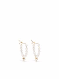 Mizuki boucles d'oreilles en or 14ct à perles