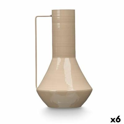 Vaas Gift Decor Bruin Ijzer Kegelvormig 17 x 29 x 7 cm (6 Stuks)