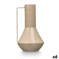 Vaas Gift Decor Bruin Ijzer Kegelvormig 17 x 29 x 7 cm (6 Stuks)