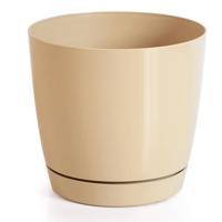 Prosperplast plantenpot - kunststof - goud - D18 x H16,5 cm