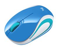 Logitech M187 Ultra Draagbare Draadloze Muis - Blauw / Wit - thumbnail